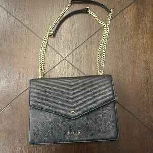 Ted Baker clutch evening bag black hardly